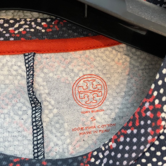 Tory Burch Navy Dahlia size small - Picture 3 of 4